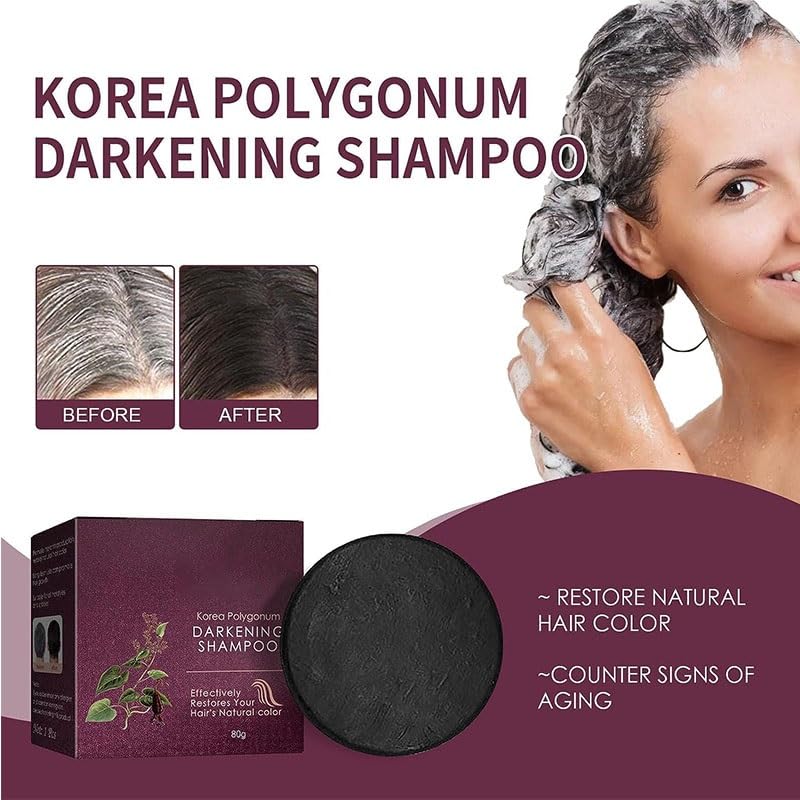Korea Polygonum Darkening Shampoo Soap ( BUY 1 GET 1 FREE )