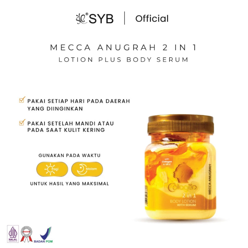 🌸✨ SYB LOSION PEMUTIH TUBUH GEL ✨🌸 ( BUY 1 GET 1 FREE )