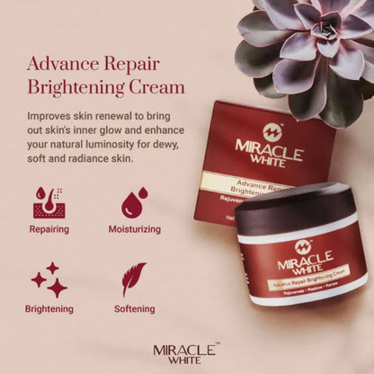 MIRACLE WHITE REPAIR BRIGHTENING CREAM ( BUY 1 GET 1 FREE )