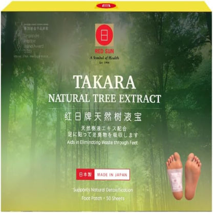 🌞👣 Red Sun Takara Natural Detox Foot Patch 👣🌞 ( BUY 1 GET 1 FREE )