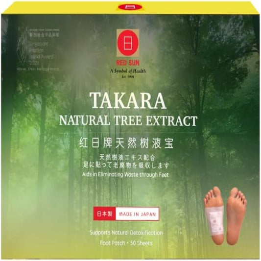 🌞👣 Red Sun Takara Natural Detox Foot Patch 👣🌞 ( BUY 1 GET 1 FREE )