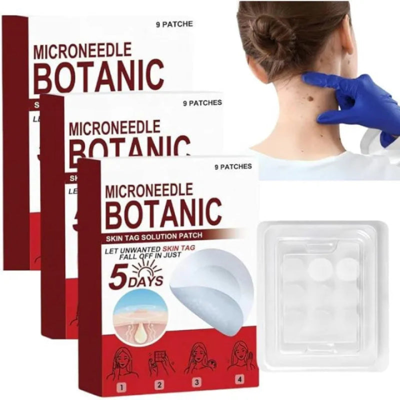 🌿✨ MICRONEEDLE BOTANIC SKIN TAG SOLUTION PATCH ✨🌿 ( BUY 1 GET 1 FREE )
