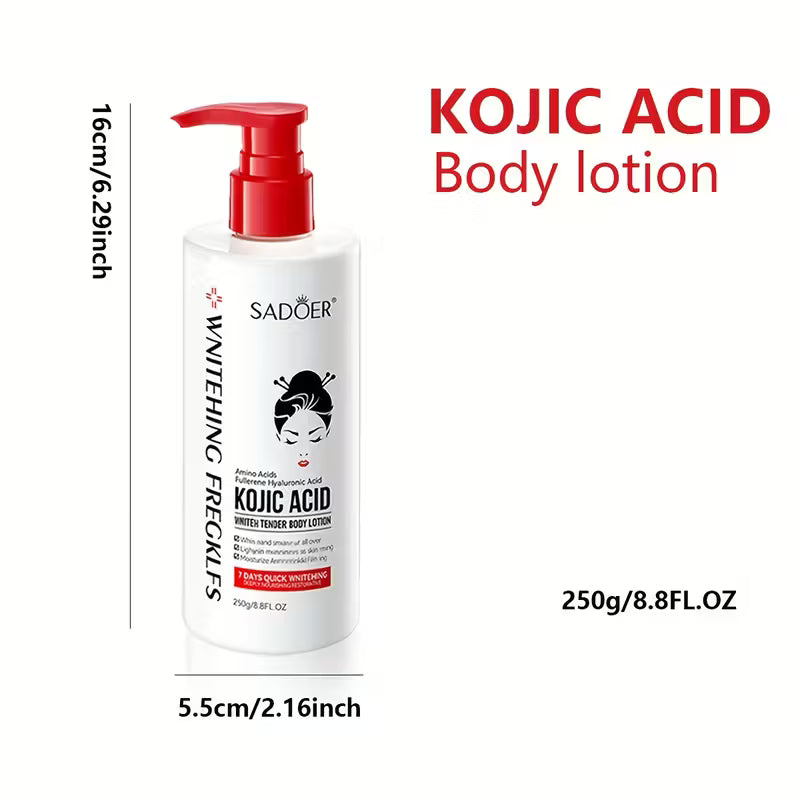 🌸 SADOER KOJIC ACID WHITENING BODY LOTION 🌸 ( BUY 1 GET 1 FREE )
