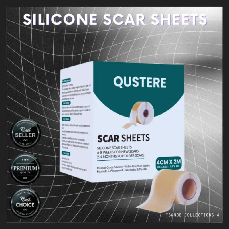 ✨🩹 Qustere Silicone Scar Sheet 🩹✨ ( BUY 1 GET 1 FREE )