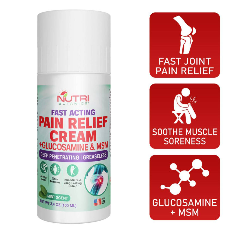 💪⚡ FAST ACTING PAIN RELIEF CREAM – GLUCOSAMINE & MSM SPRAY ⚡💪 ( BUY 1 GET 1 FREE )