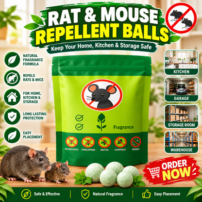 🐭✨ RAT & MOUSE REPELLENT BALLS ✨🐀 ( BUY 1 GET 1 FREE )