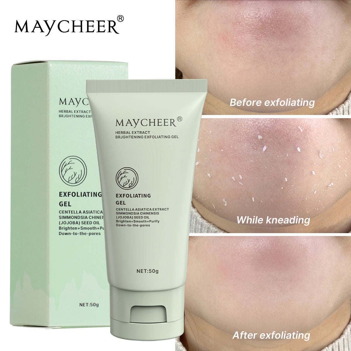 Maycheer Herbal Exfoliating Brightening Gel ( BUY 1 GET 1 FREE )
