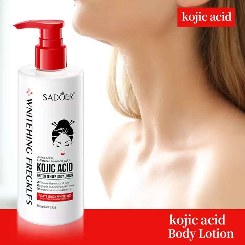 🌸 SADOER KOJIC ACID WHITENING BODY LOTION 🌸 ( BUY 1 GET 1 FREE )