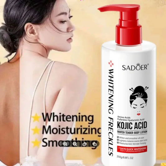 🌸 SADOER KOJIC ACID WHITENING BODY LOTION 🌸 ( BUY 1 GET 1 FREE )