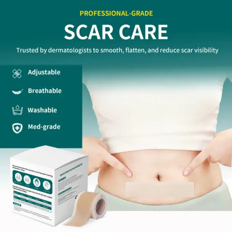 ✨🩹 Qustere Silicone Scar Sheet 🩹✨ ( BUY 1 GET 1 FREE )