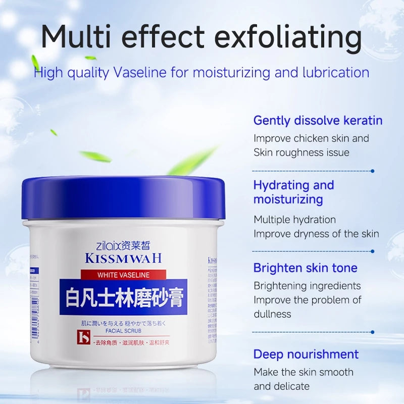 ✨ KISSMWAH White Vaseline Body Scrub ( BUY 1 GET 1 FRE )
