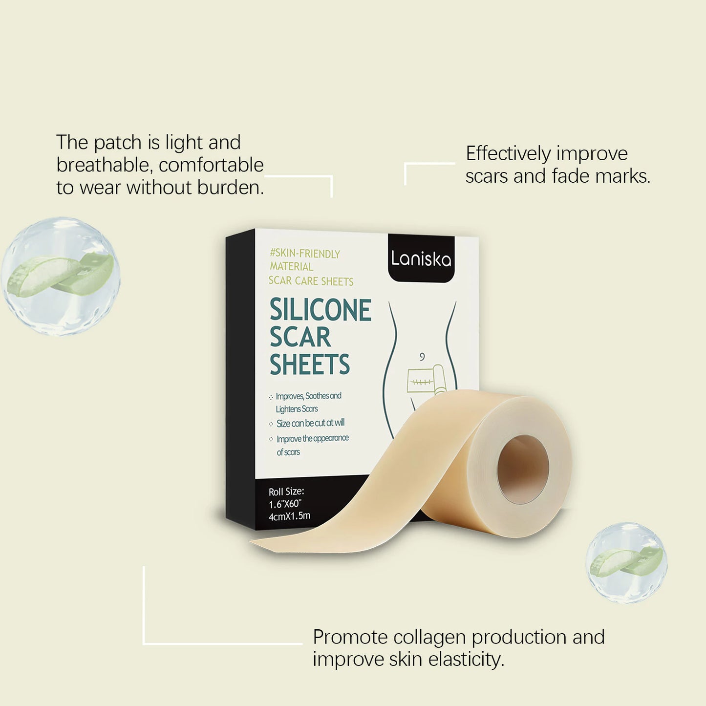 Laniska Silicone Scar Sheets ( BUY 1 GET 1 FREE )